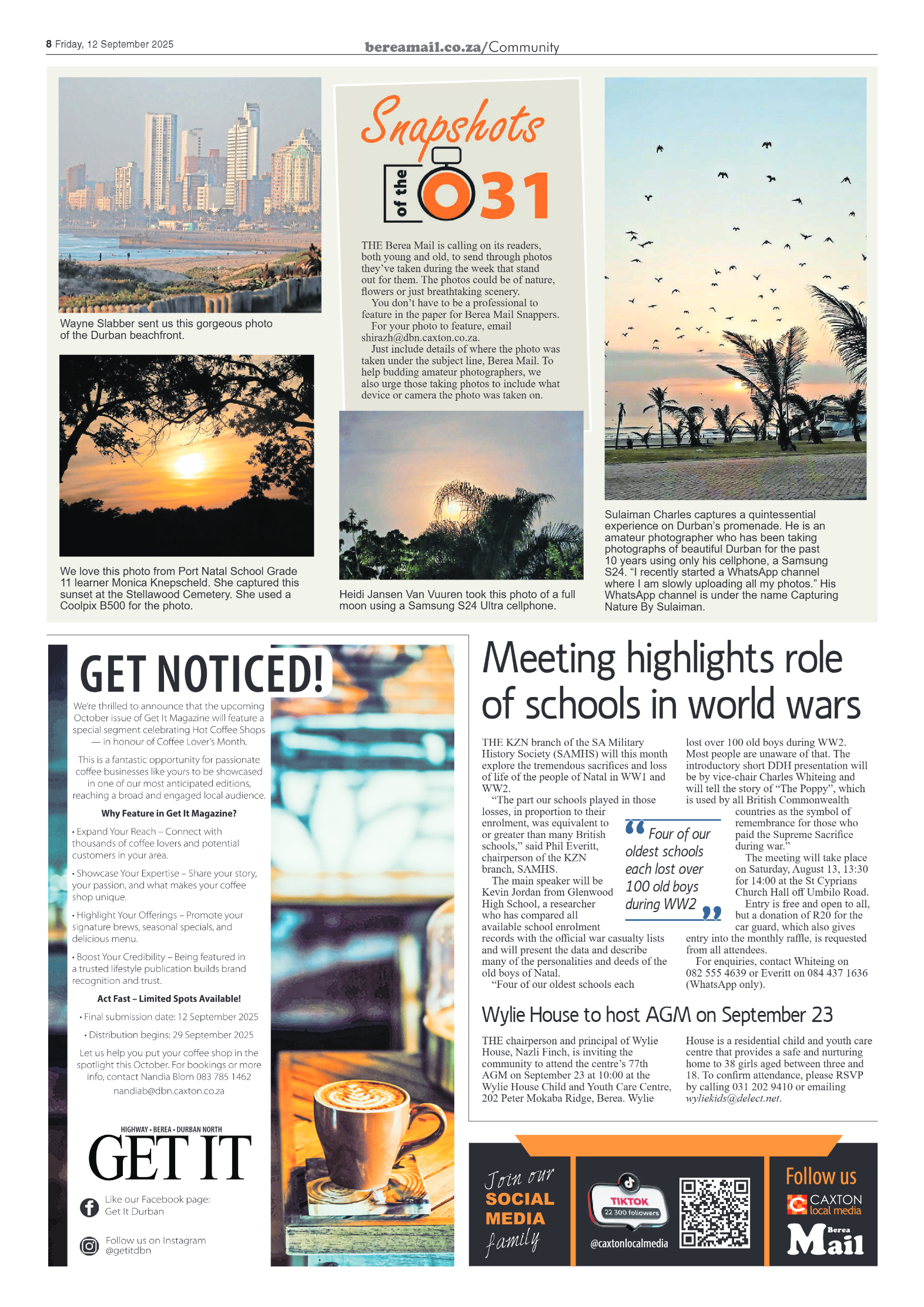 Berea Mail 12 september 2025 page 8