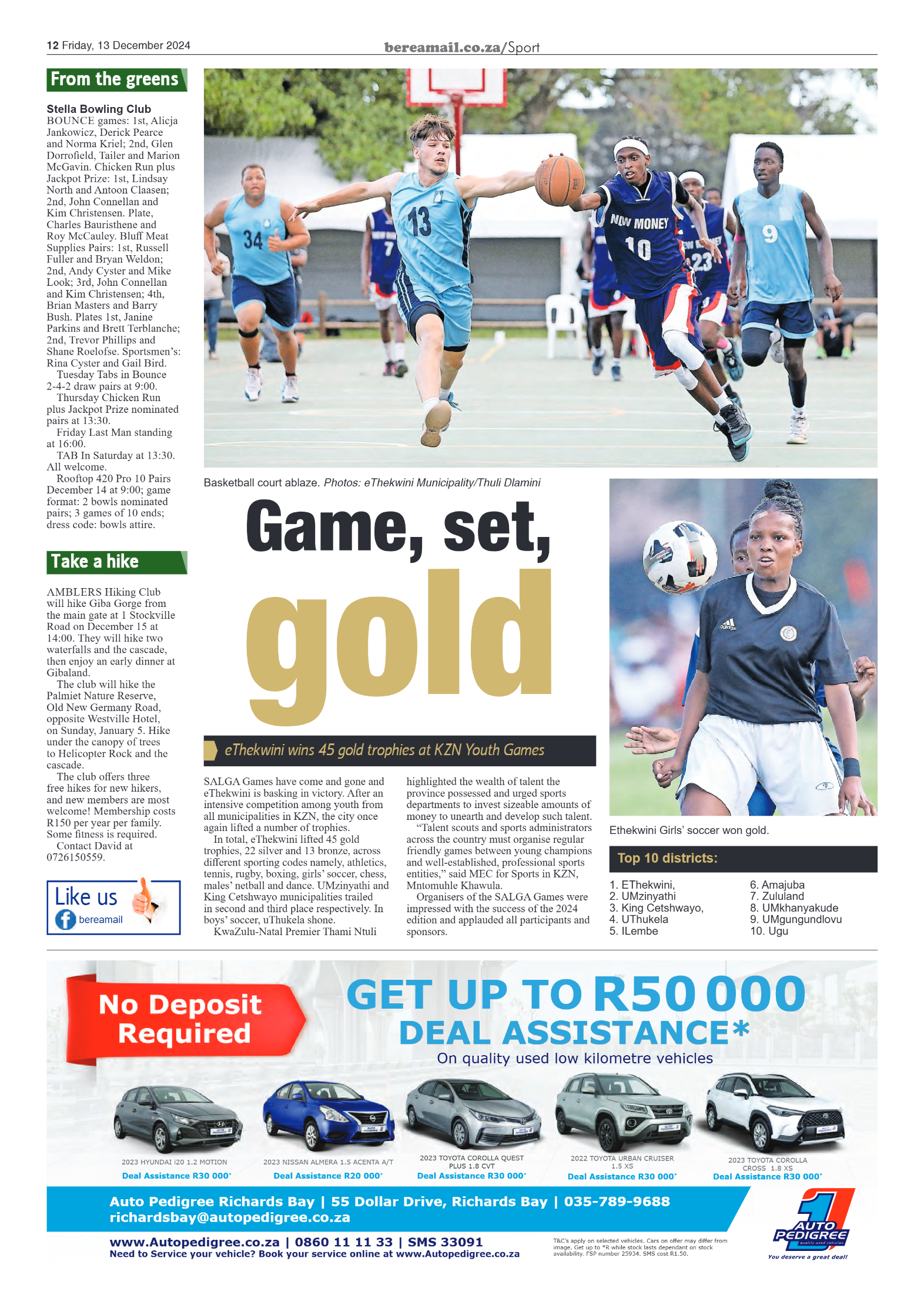 Berea Mail 13 December 2024 page 12