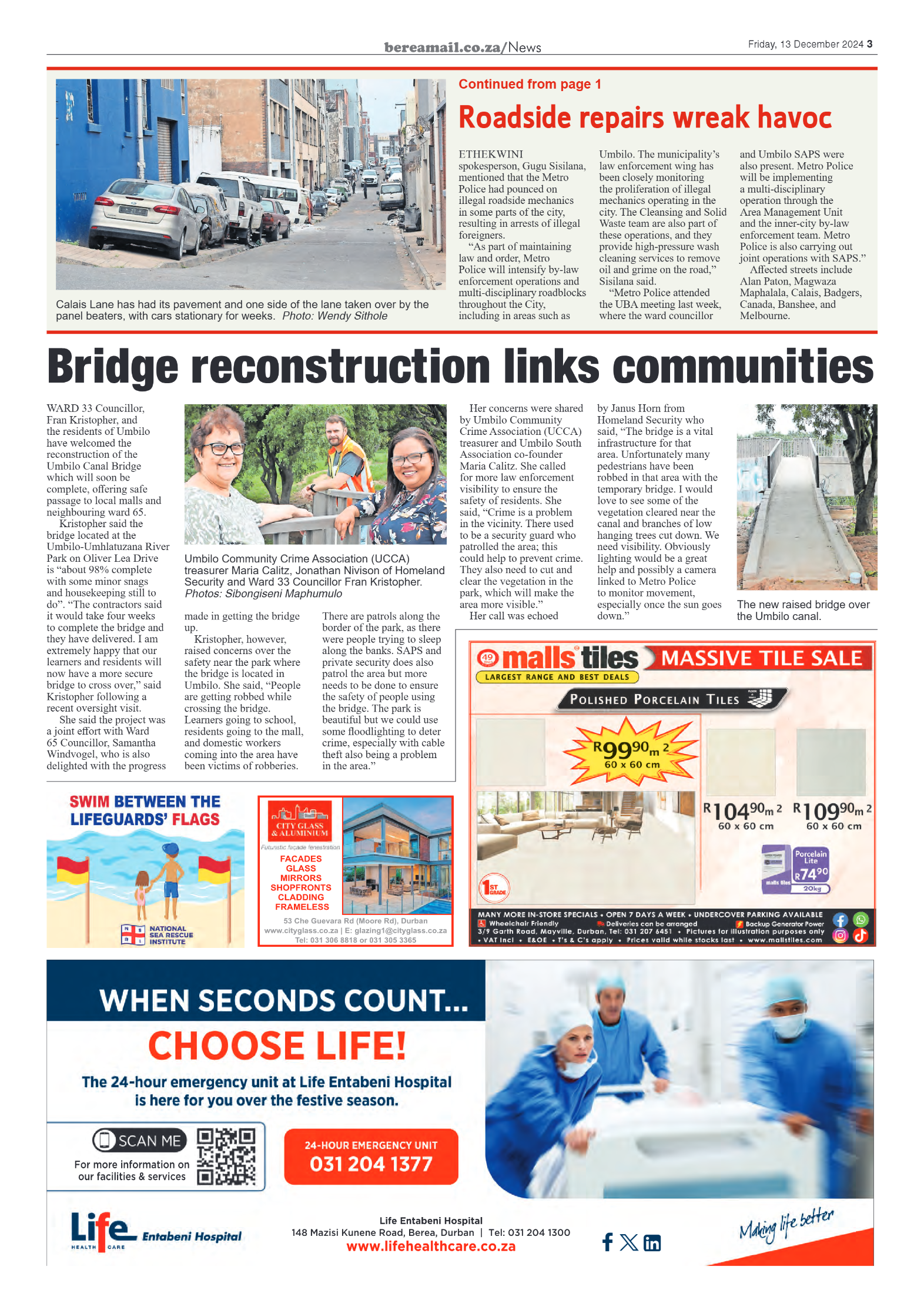 Berea Mail 13 December 2024 page 3