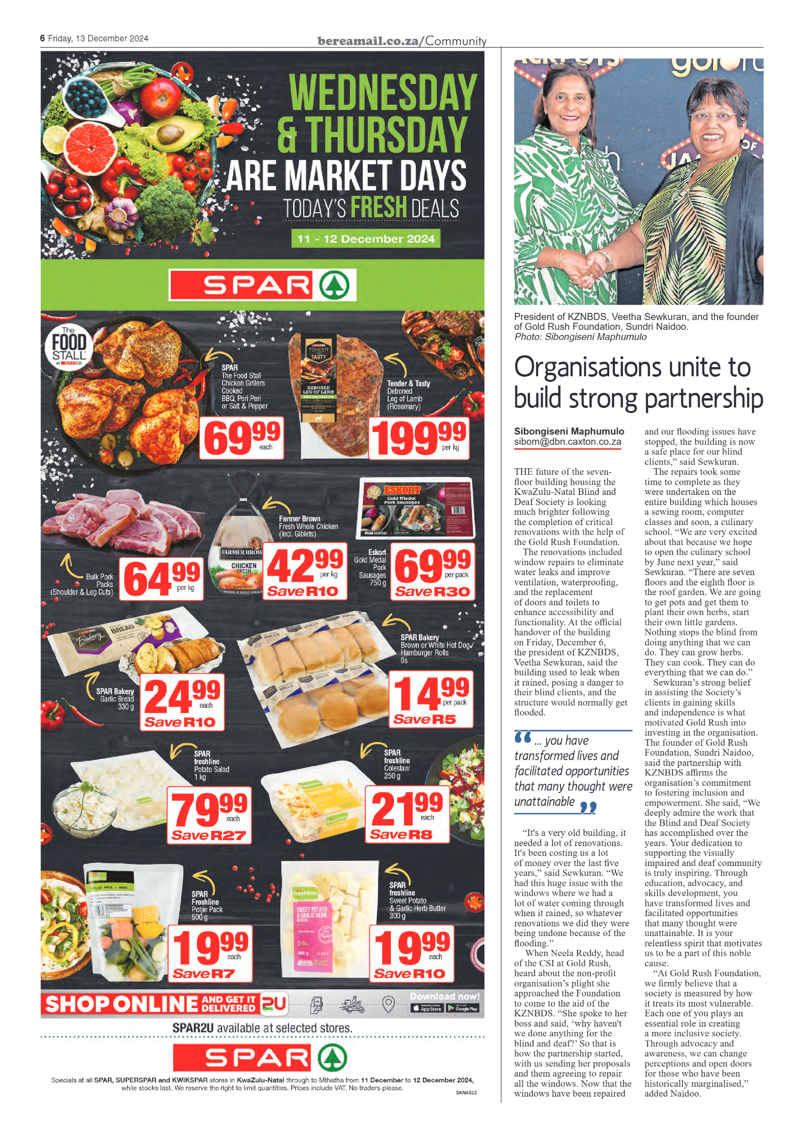 Berea Mail 13 December 2024 page 6