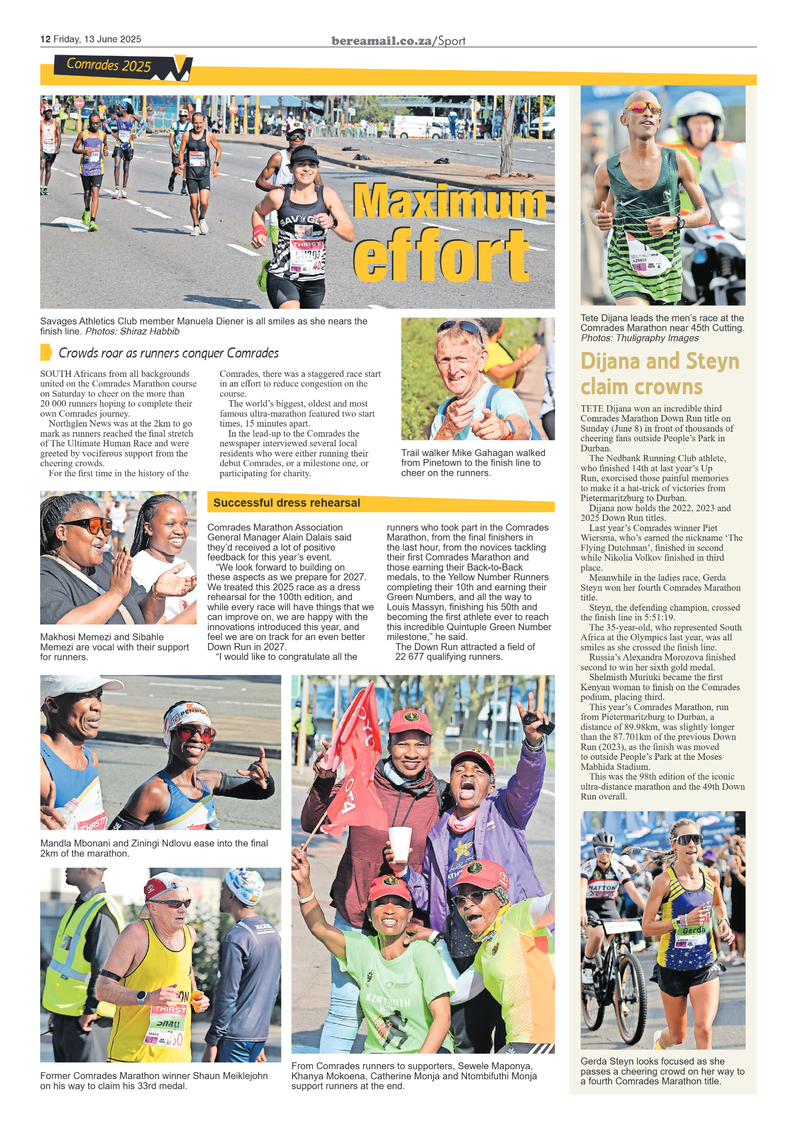 Berea Mail 13 June 2025 page 12