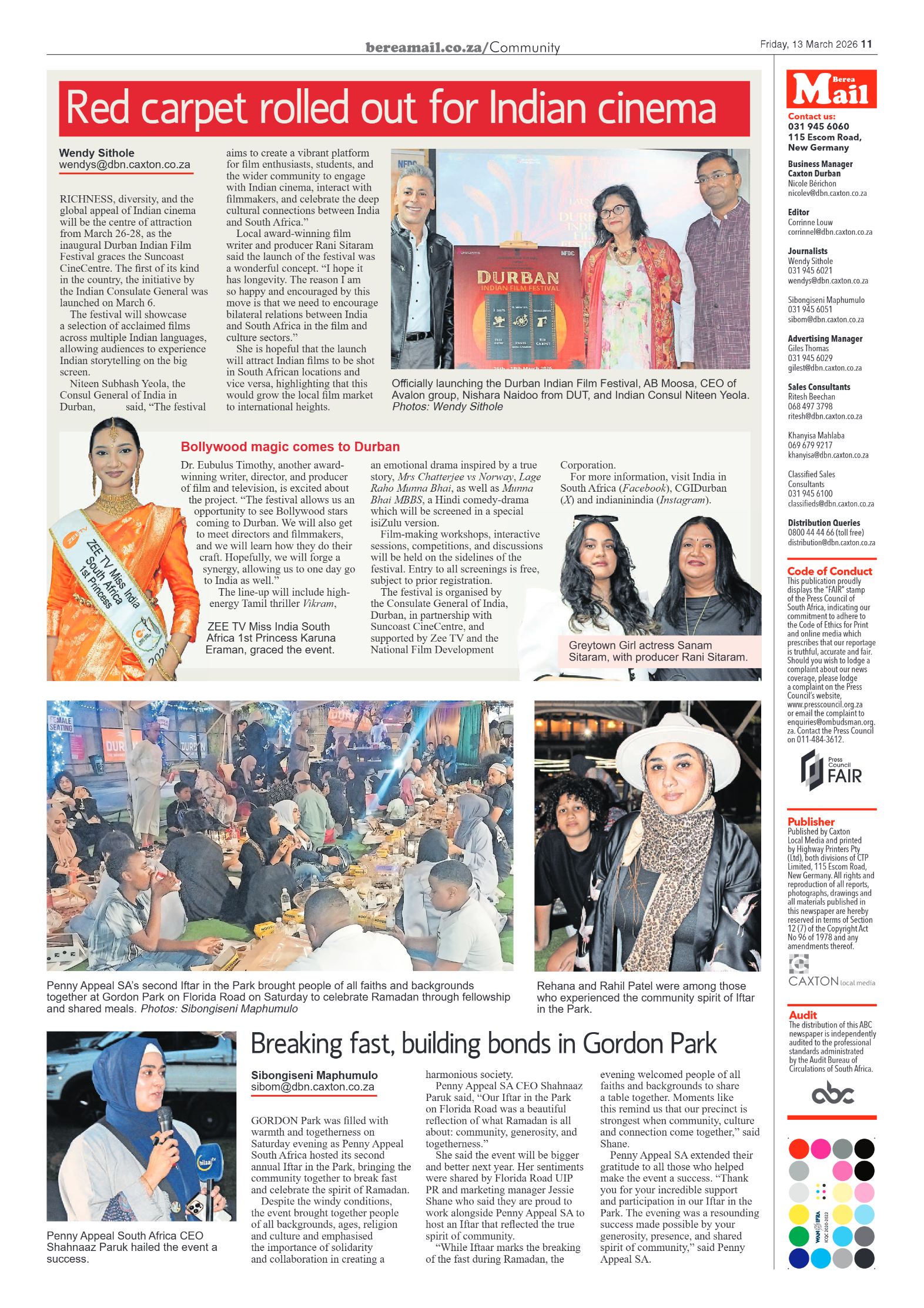 Berea Mail 13 March 2026 page 11