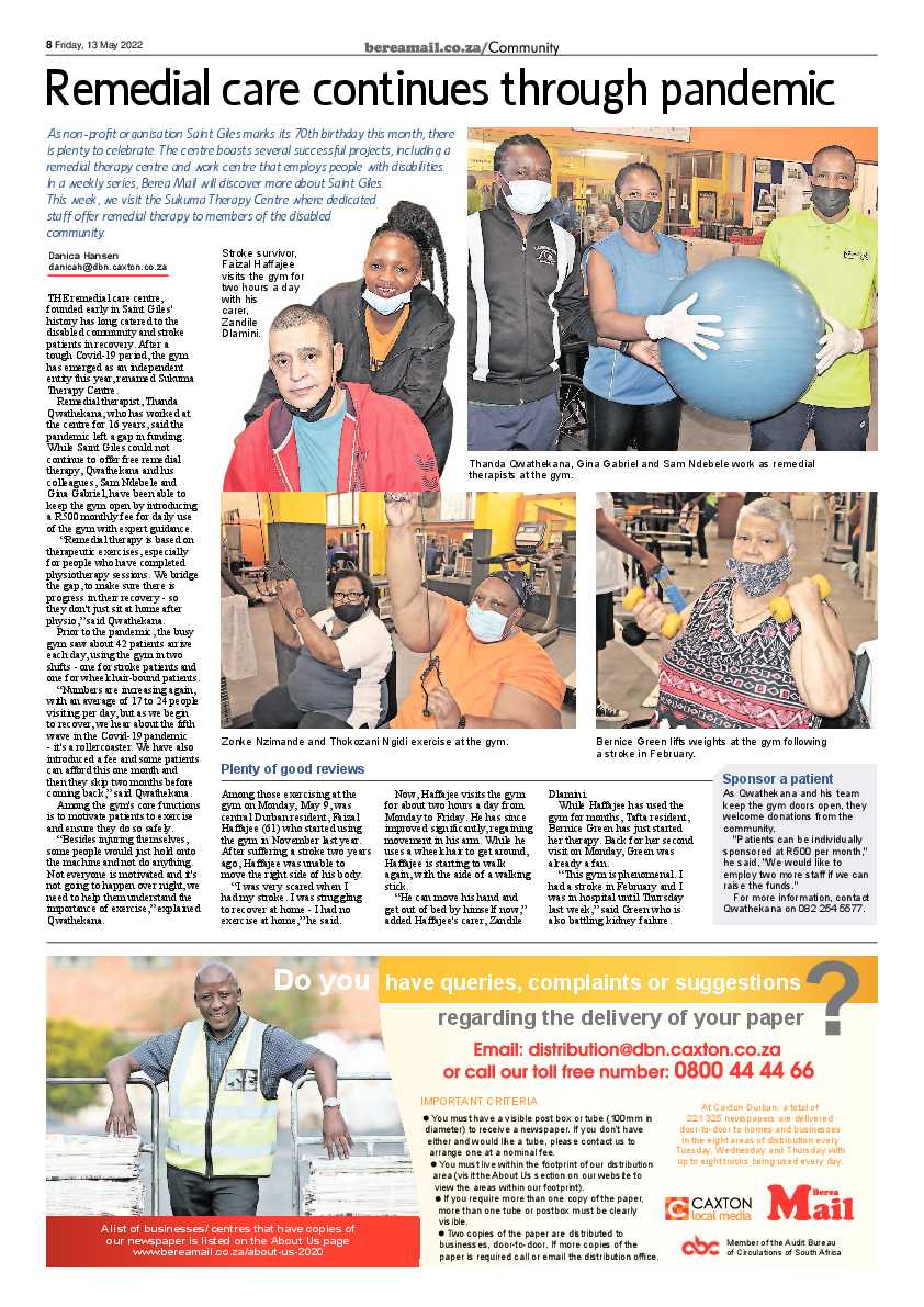 Berea Mail 13 May 2022 page 8