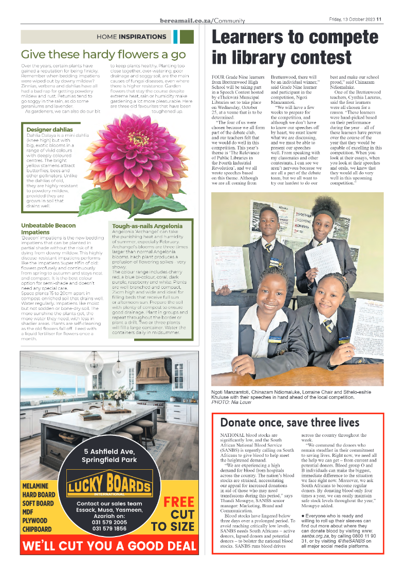 Berea Mail 13 October 2023 page 11