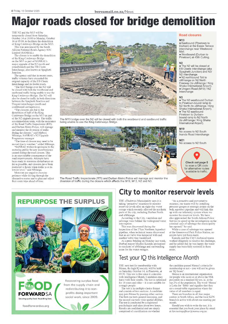 Berea Mail 13 October 2023 page 4