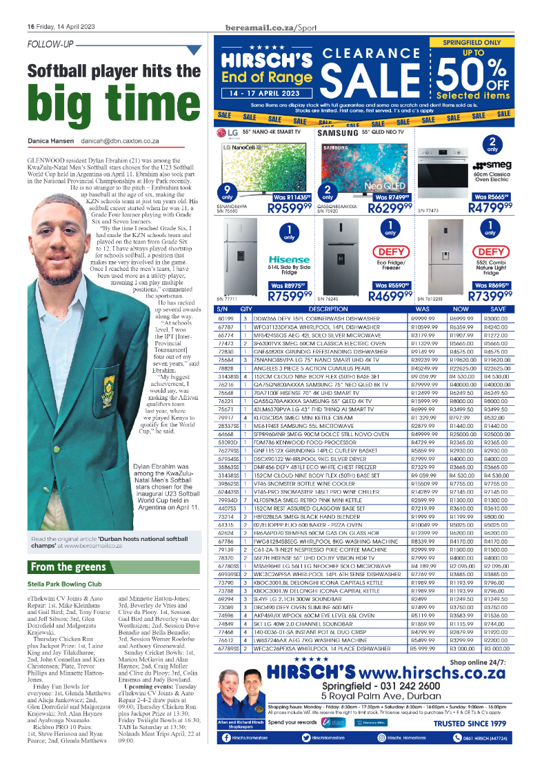 Berea Mail 14 April 2023 page 16