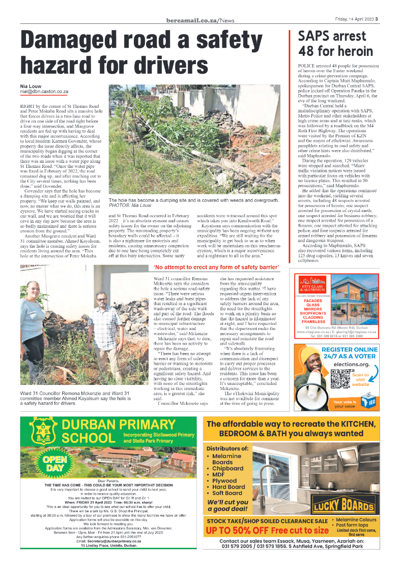 Berea Mail 14 April 2023 page 3