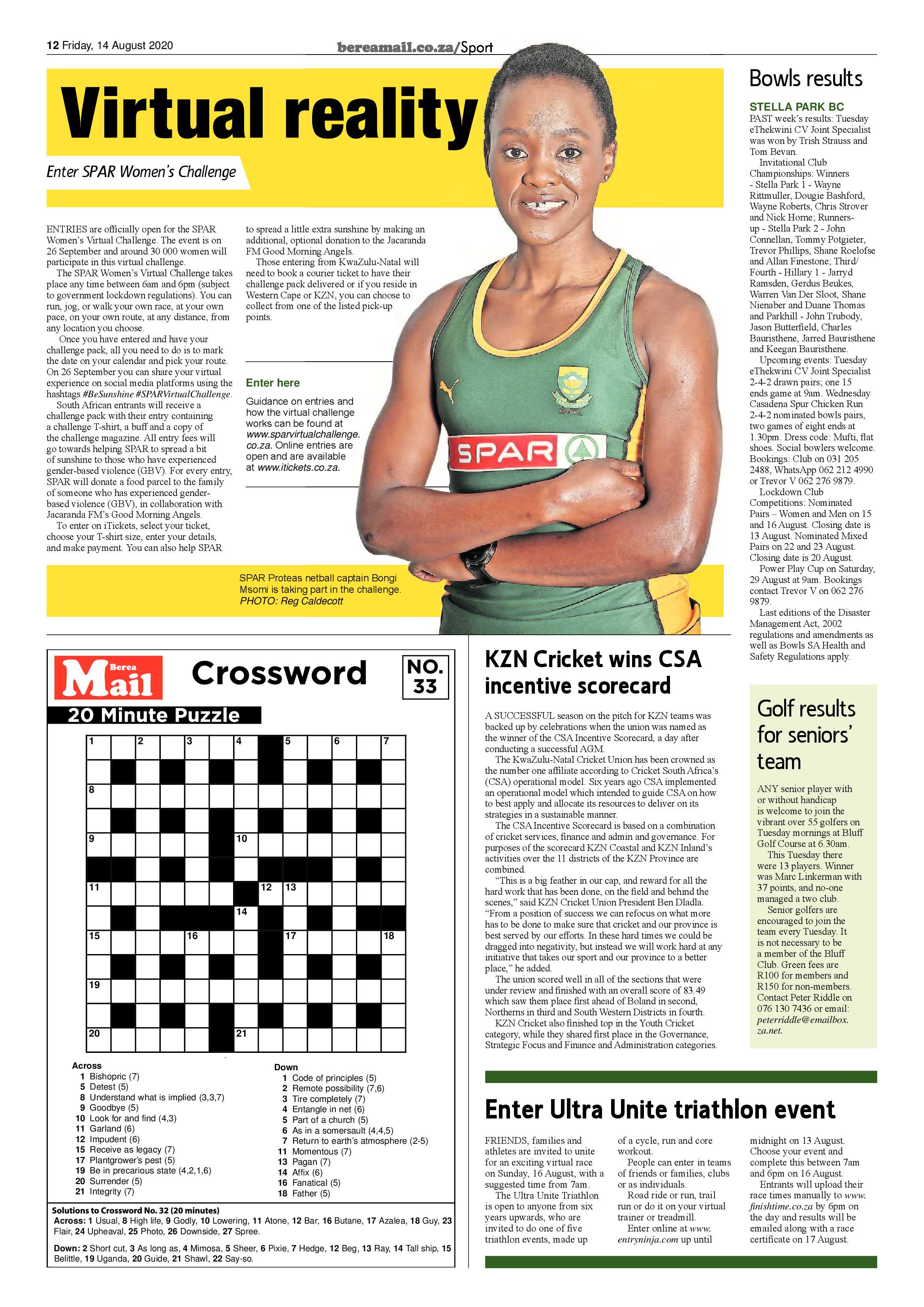 Berea Mail 14 August 2020 page 12