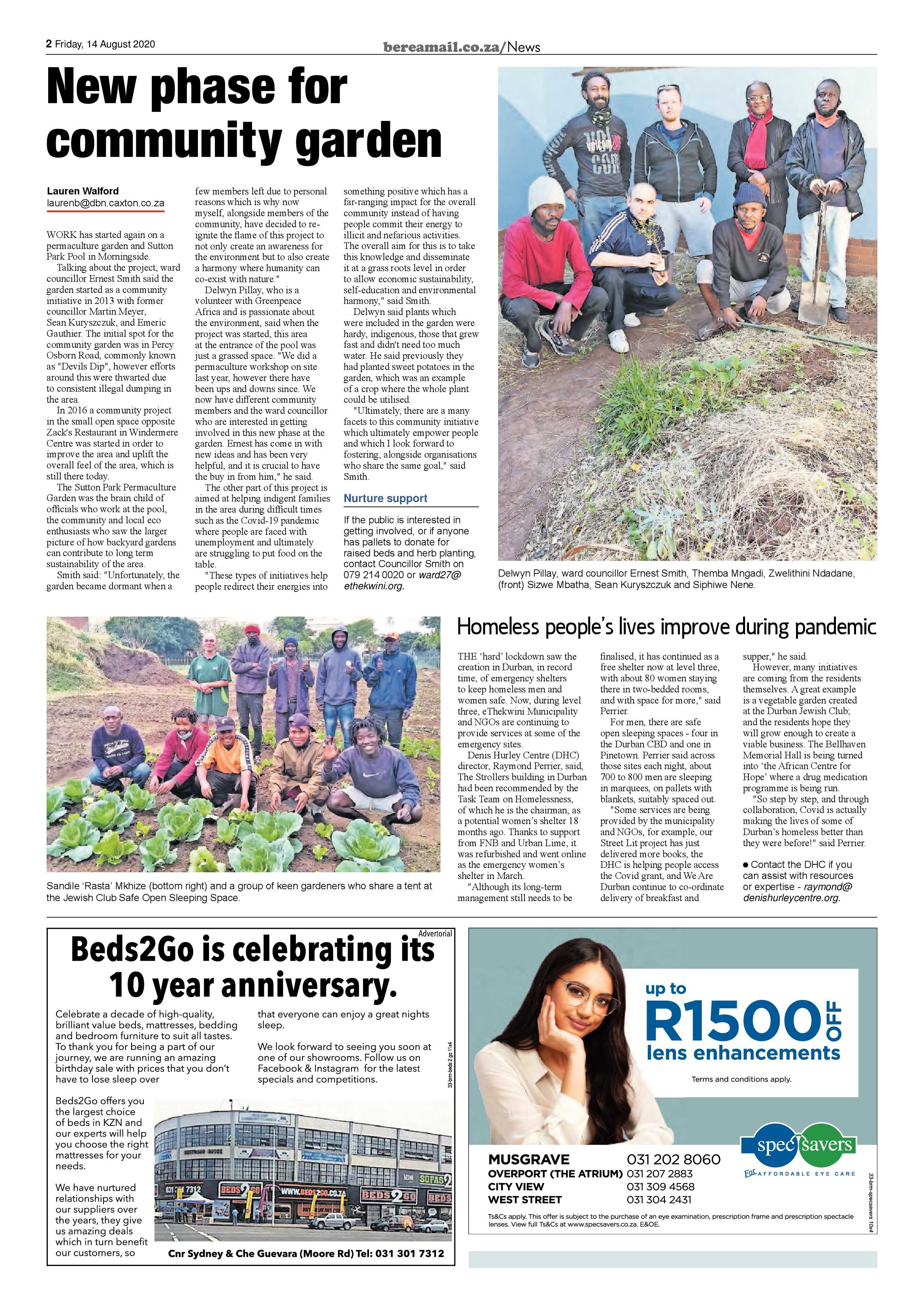 Berea Mail 14 August 2020 page 2
