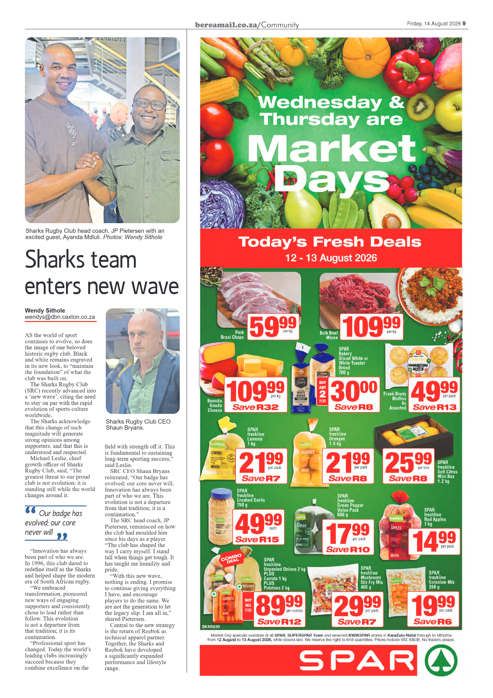 Berea Mail 14 August 2026 page 9
