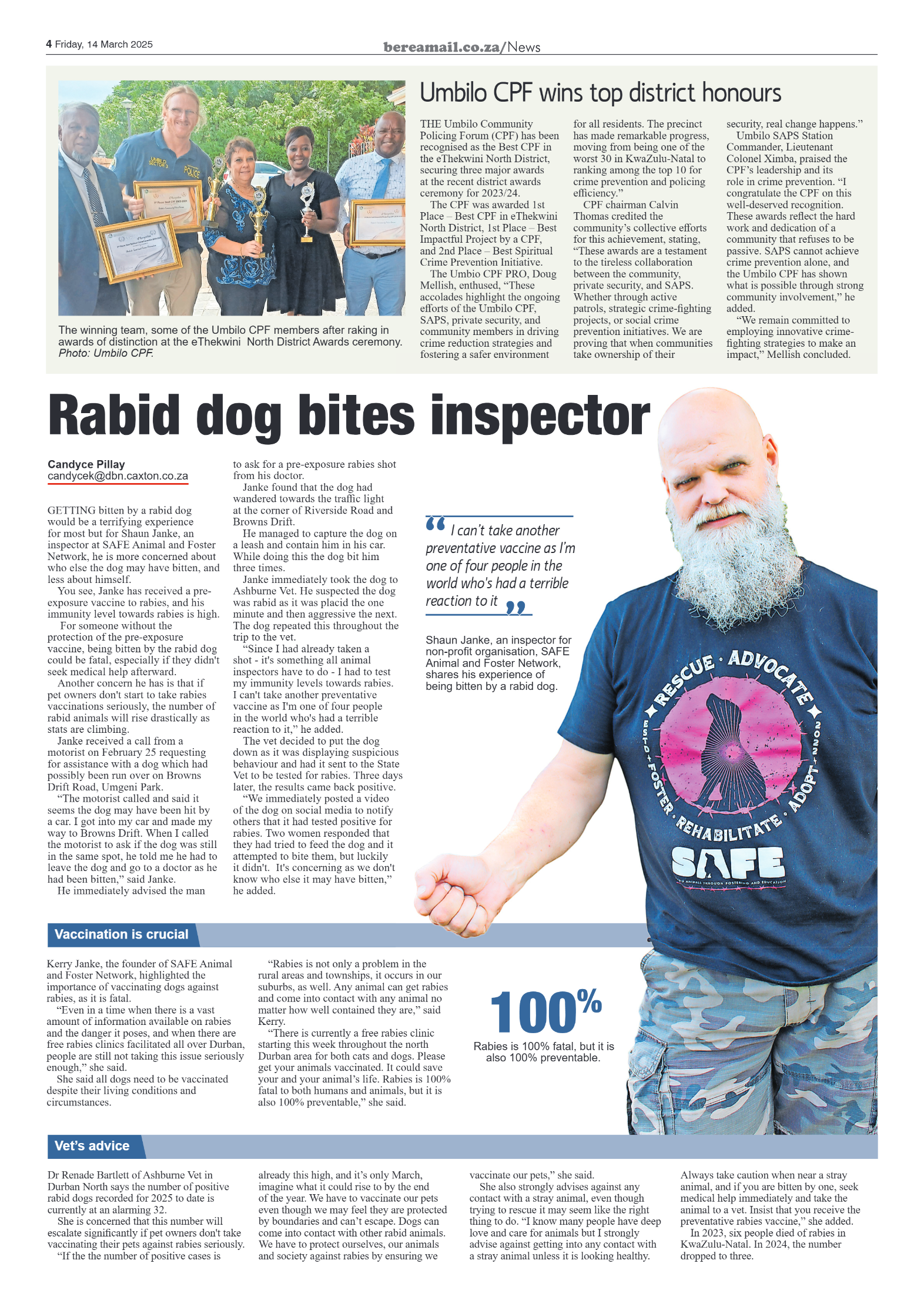 Berea Mail 14 March 2025 page 4