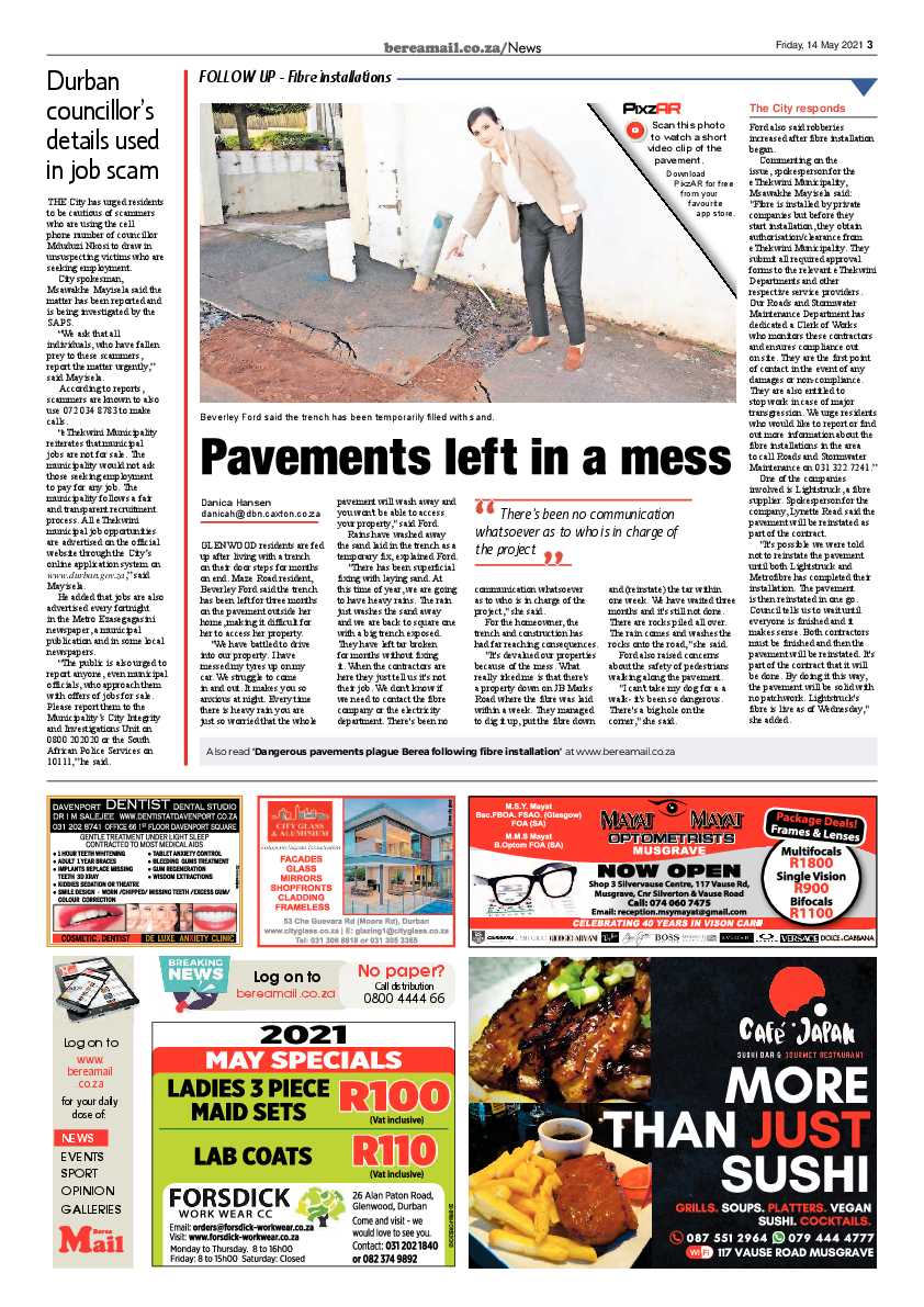 Berea Mail 14 May 2021 page 3
