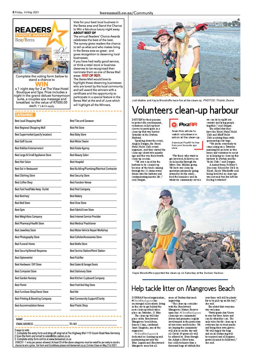 Berea Mail 14 May 2021 page 8