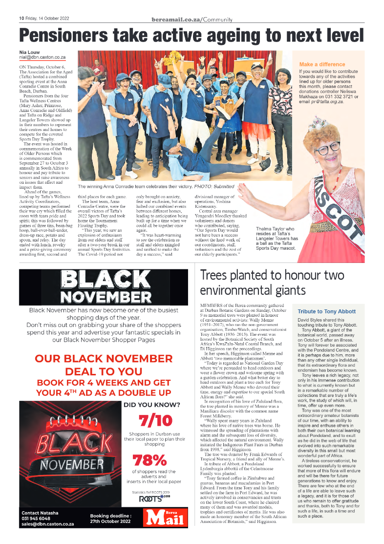Berea Mail 14 October 2022 page 10