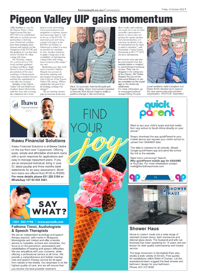 Berea Mail 14 October 2022 page 7