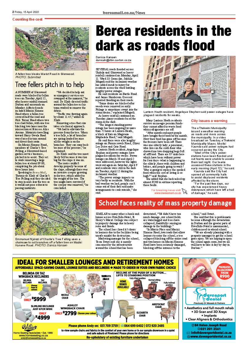 Berea Mail 15 April 2022 page 2