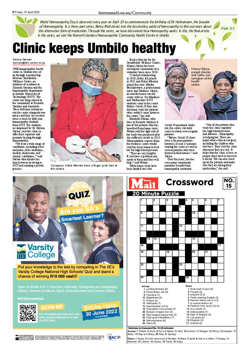 Berea Mail 15 April 2022 page 8