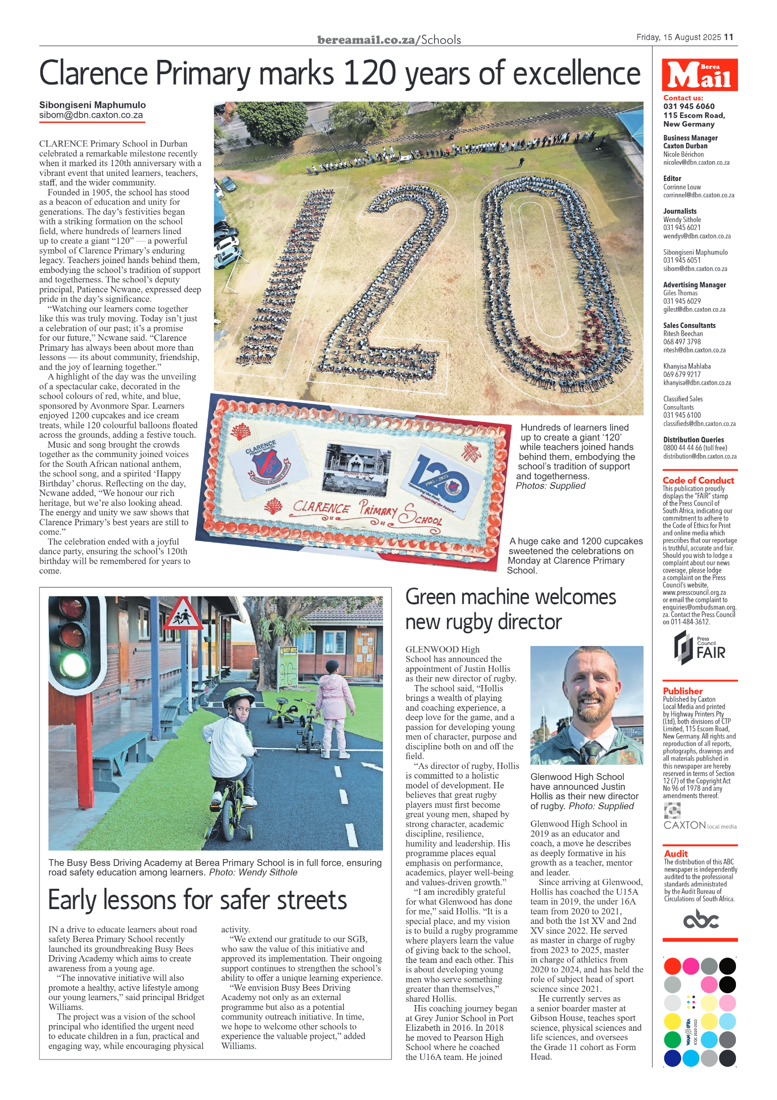 Berea Mail 15 August 2025 page 11