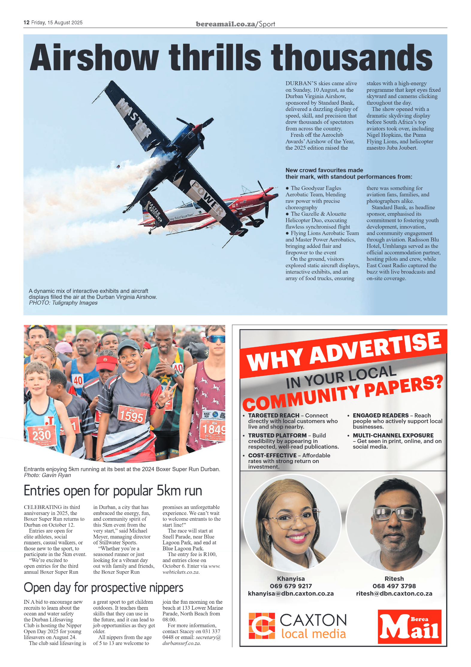 Berea Mail 15 August 2025 page 12