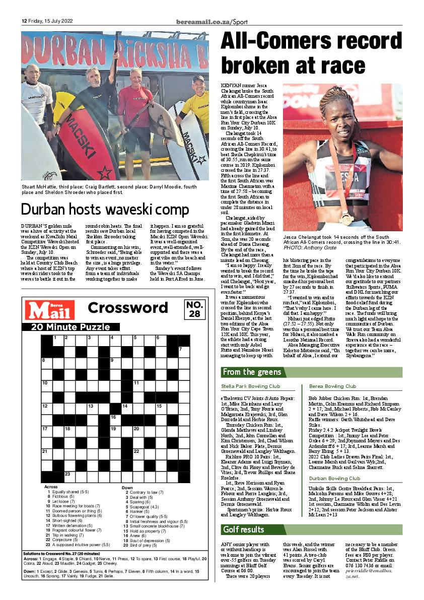 Berea Mail 15 July 2022 page 12