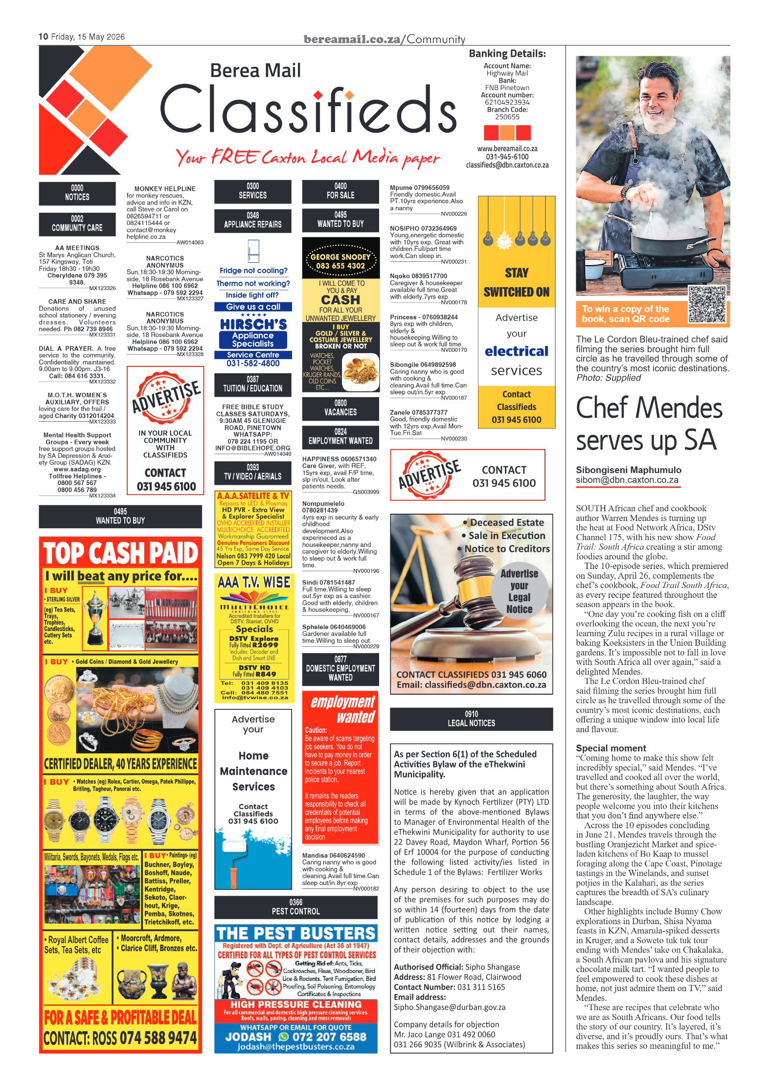 Berea Mail 15 May 2026 page 10