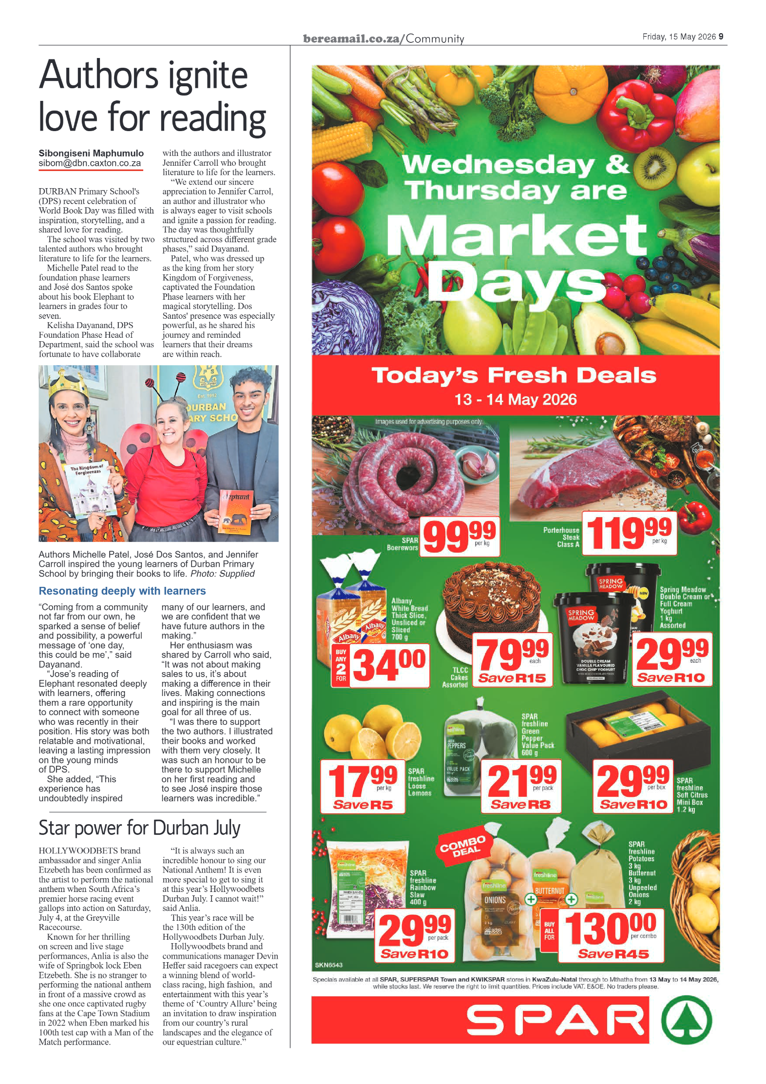 Berea Mail 15 May 2026 page 9