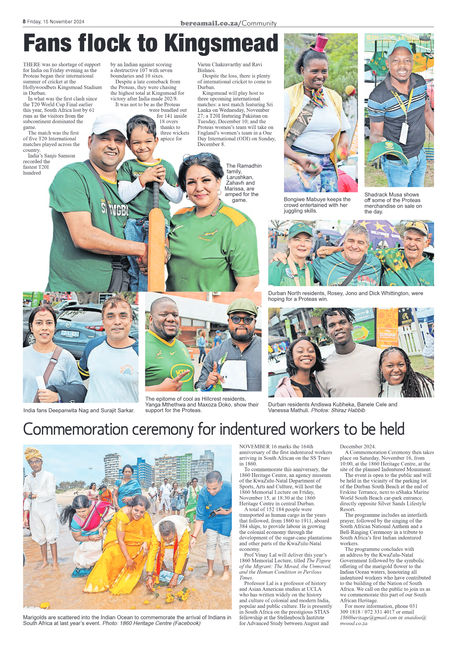 Berea Mail 15 November 2024 page 8