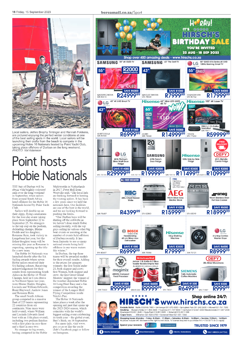 Berea Mail 15 September 2023 page 16