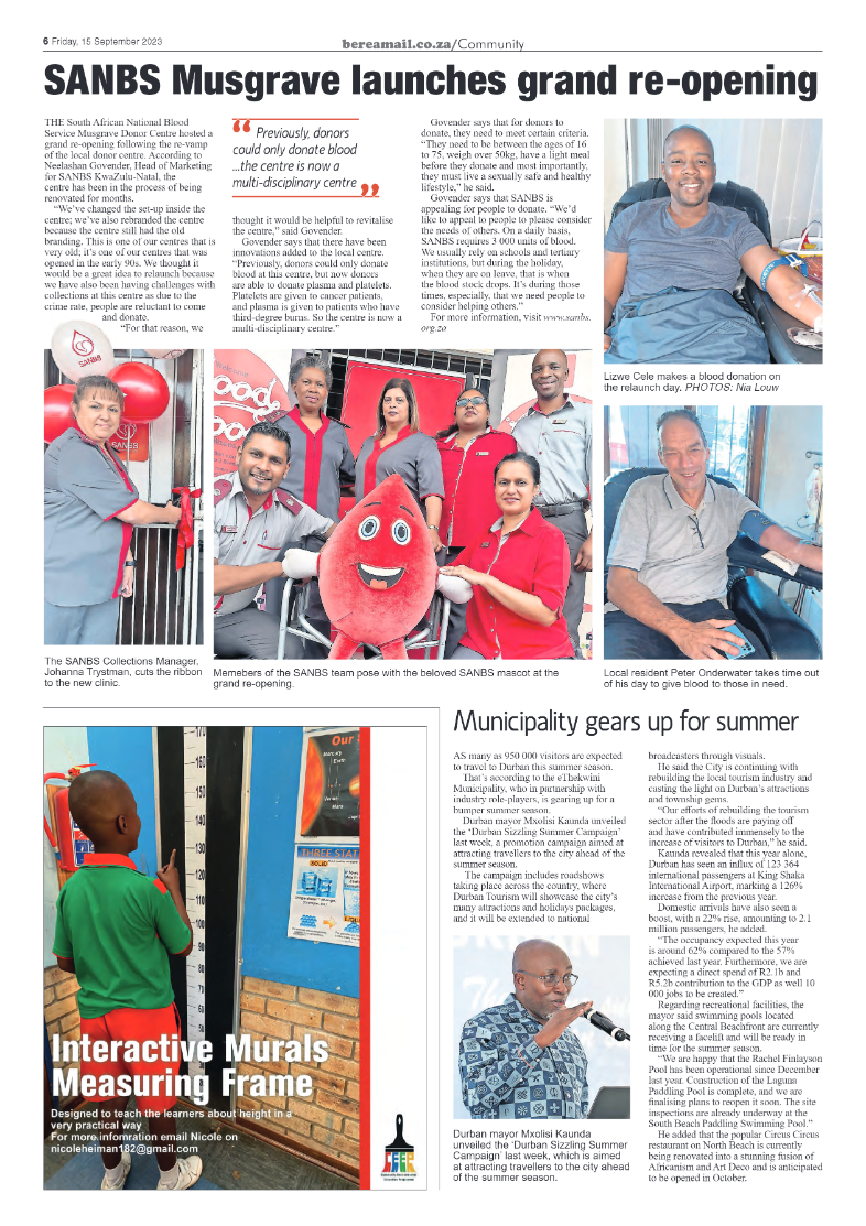 Berea Mail 15 September 2023 page 6