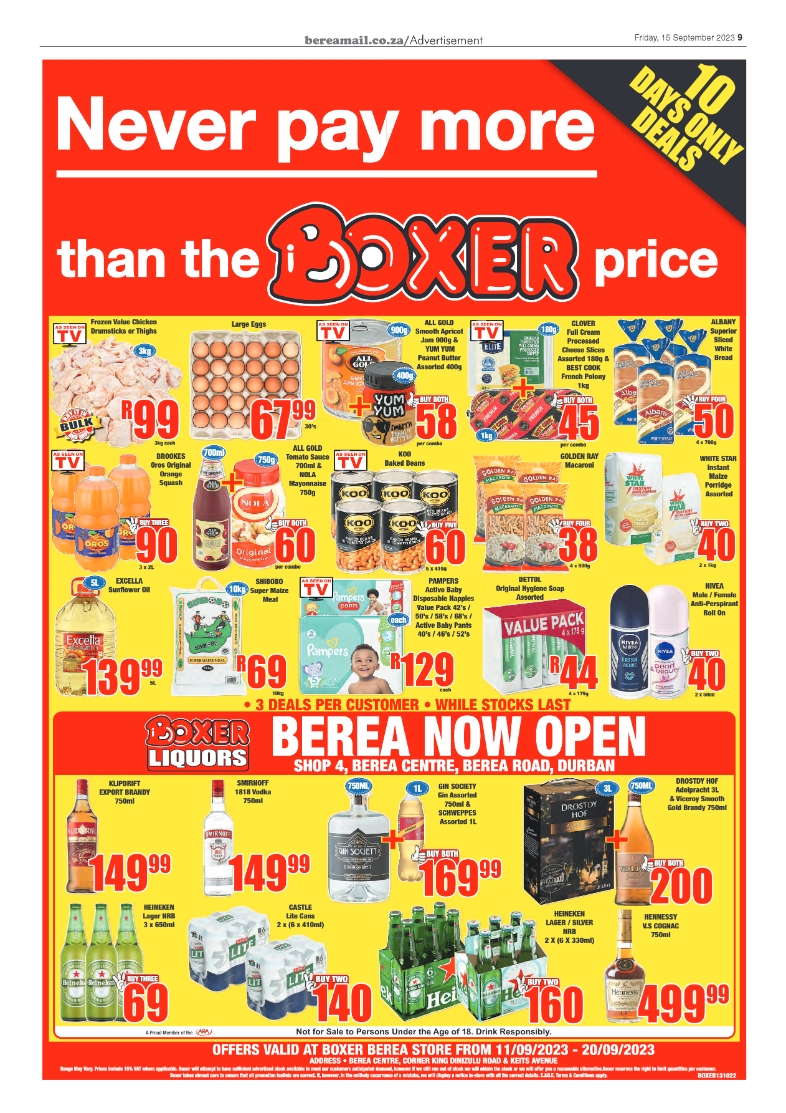 Berea Mail 15 September 2023 page 9
