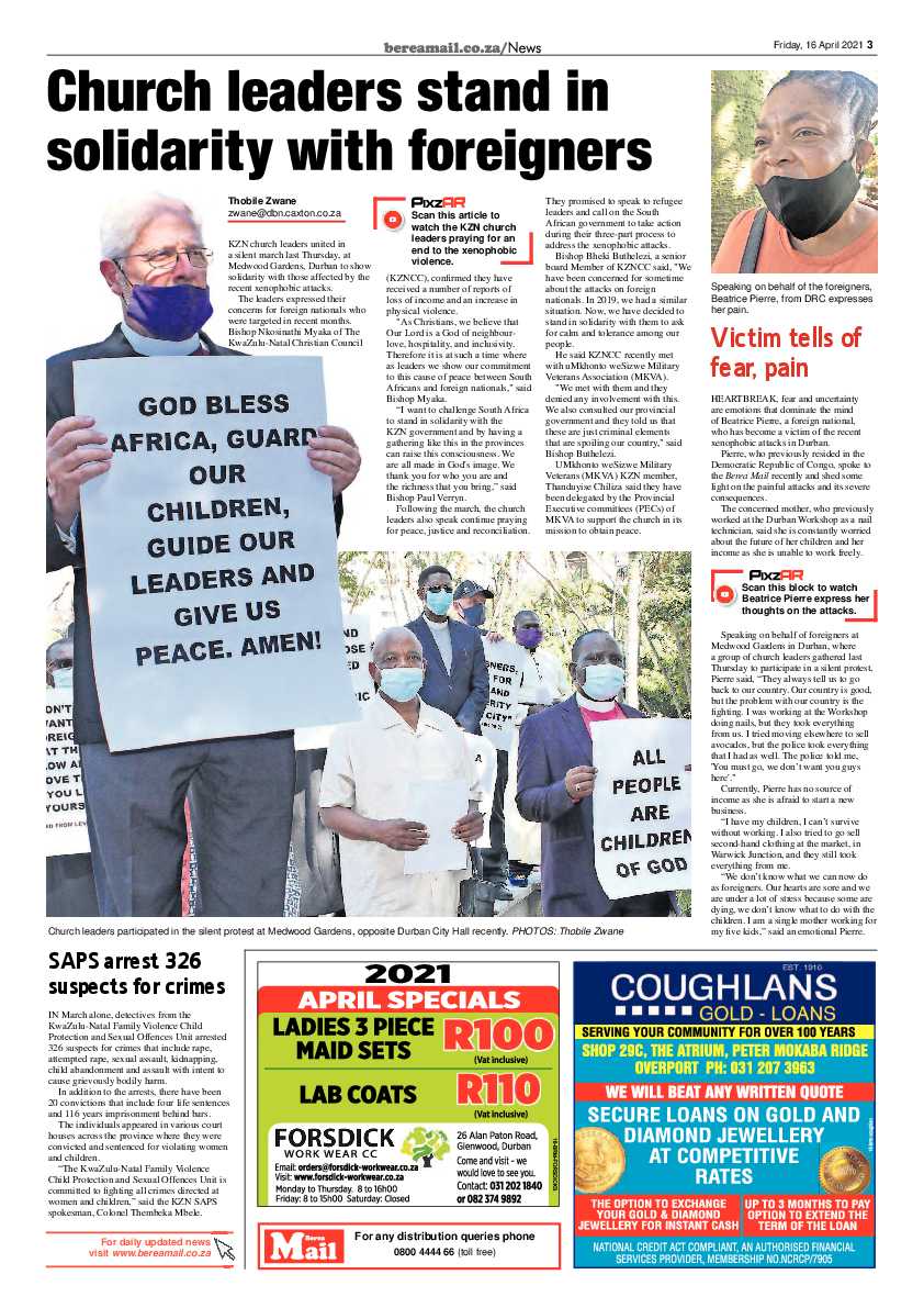 Berea Mail 16 April 2021 page 3