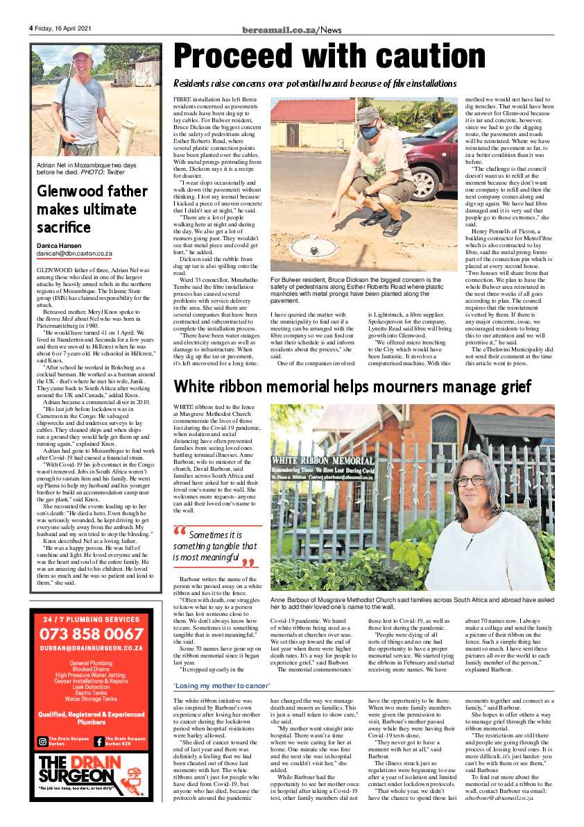 Berea Mail 16 April 2021 page 4