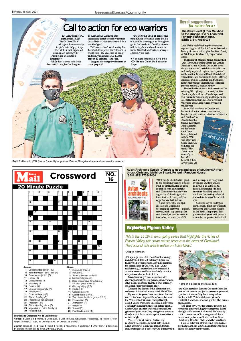 Berea Mail 16 April 2021 page 8