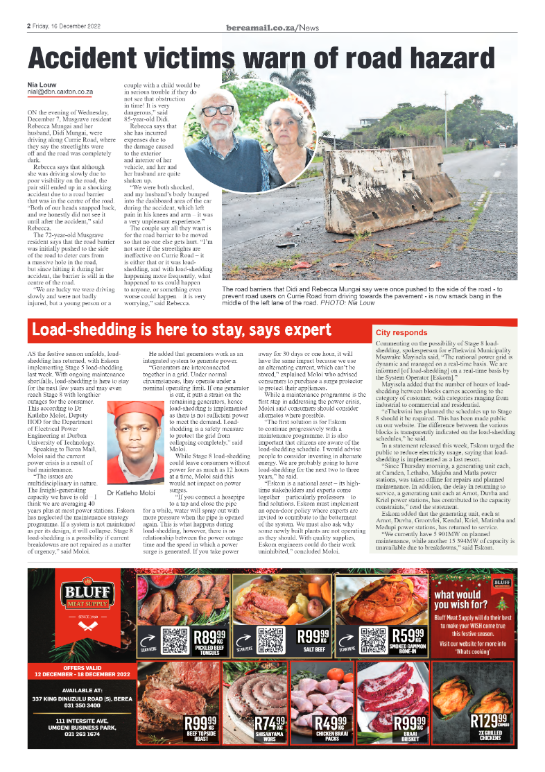 Berea Mail 16 December 2022 page 2