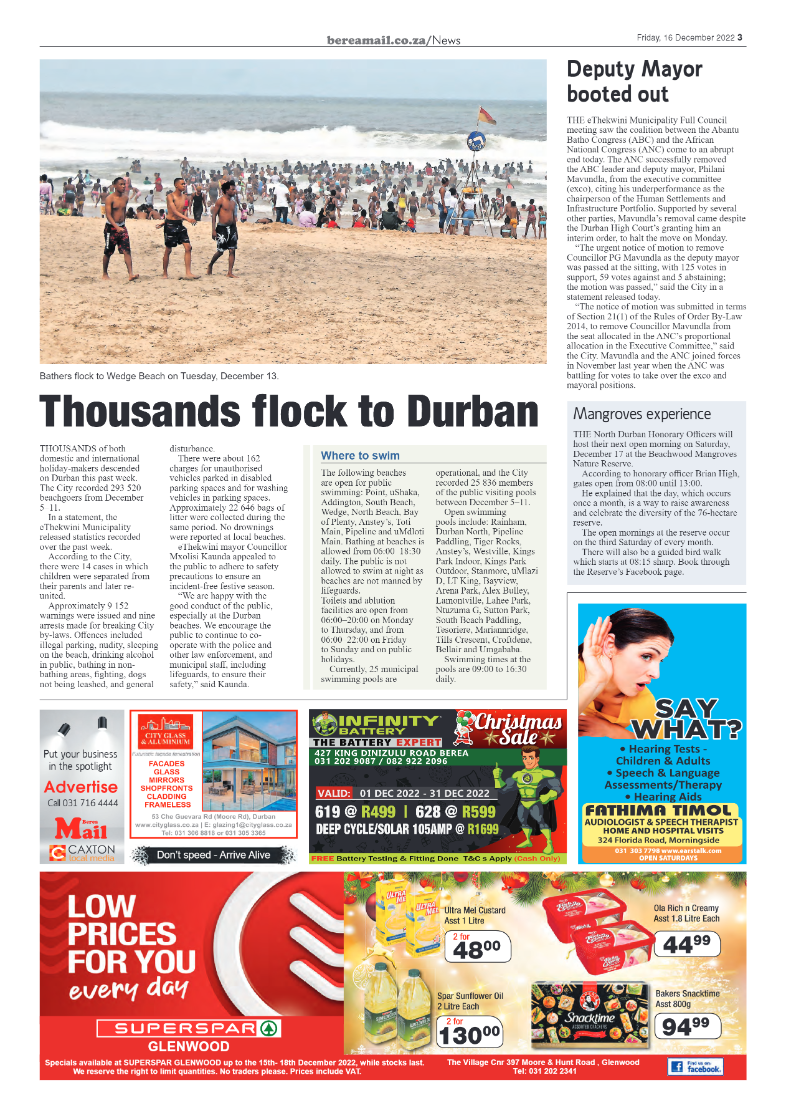 Berea Mail 16 December 2022 page 3