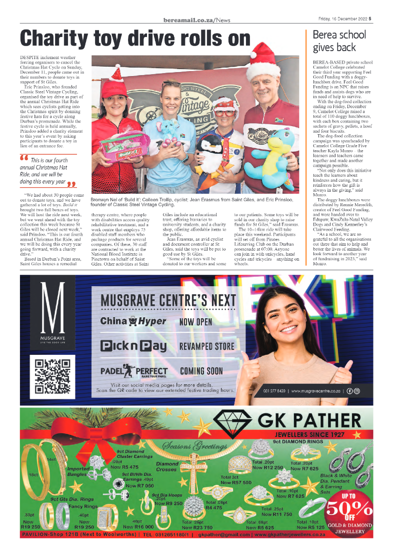 Berea Mail 16 December 2022 page 5