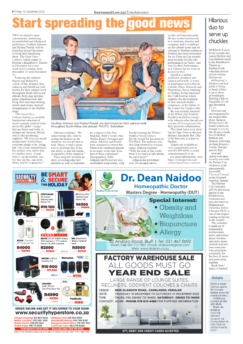 Berea Mail 16 December 2022 page 8