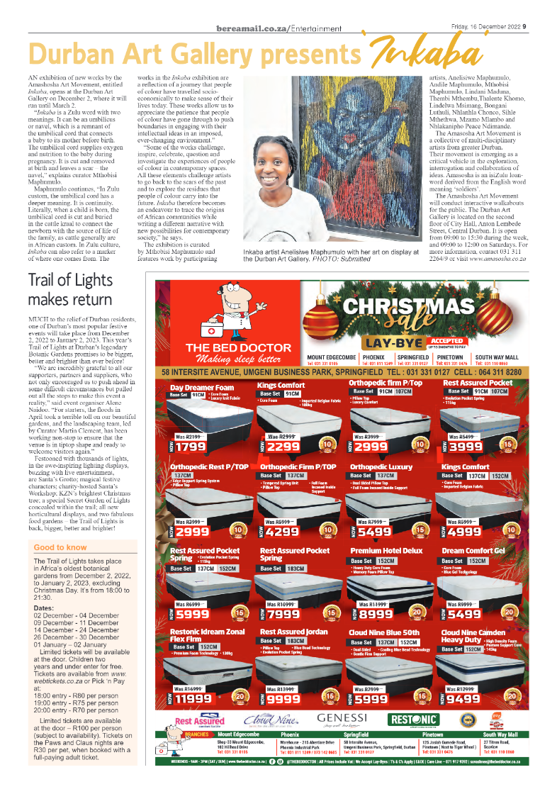 Berea Mail 16 December 2022 page 9