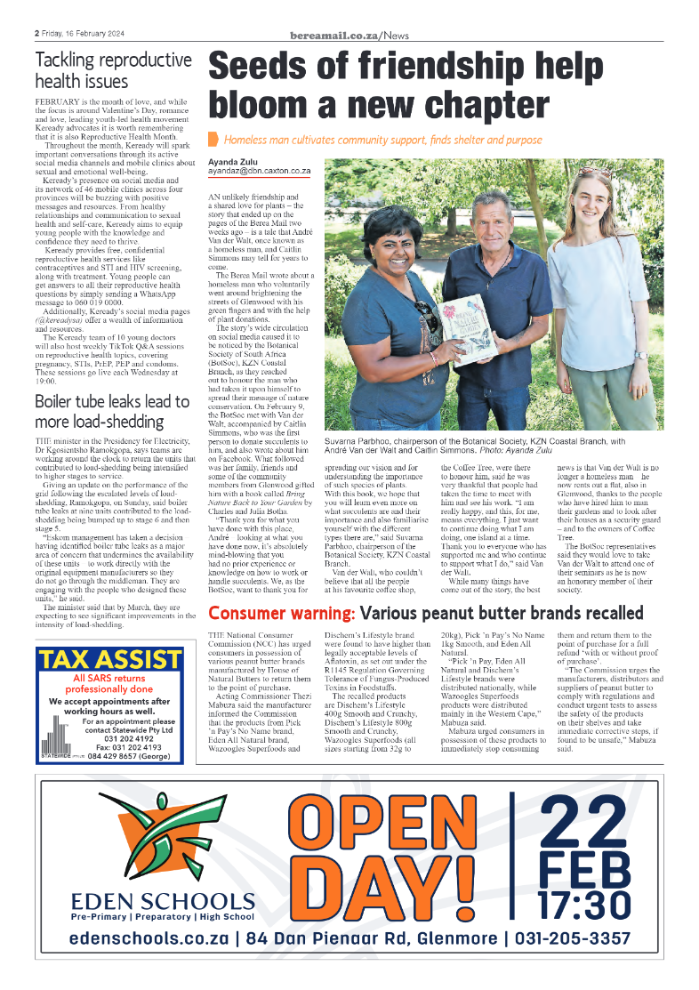 Berea Mail 16 February 2024 page 2