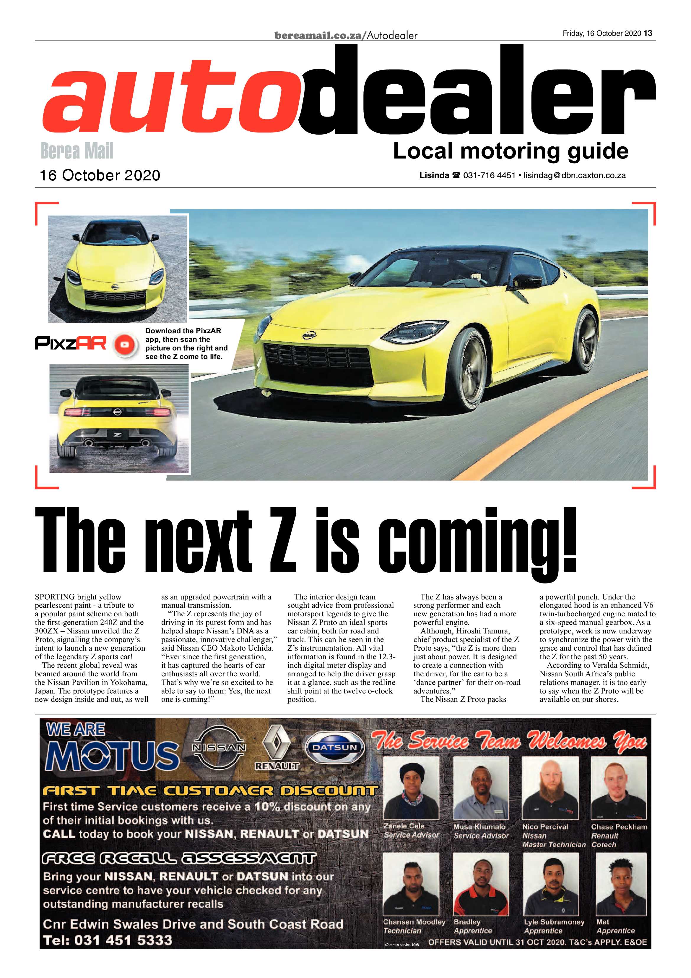 Berea Mail 16 October 2020 page 13