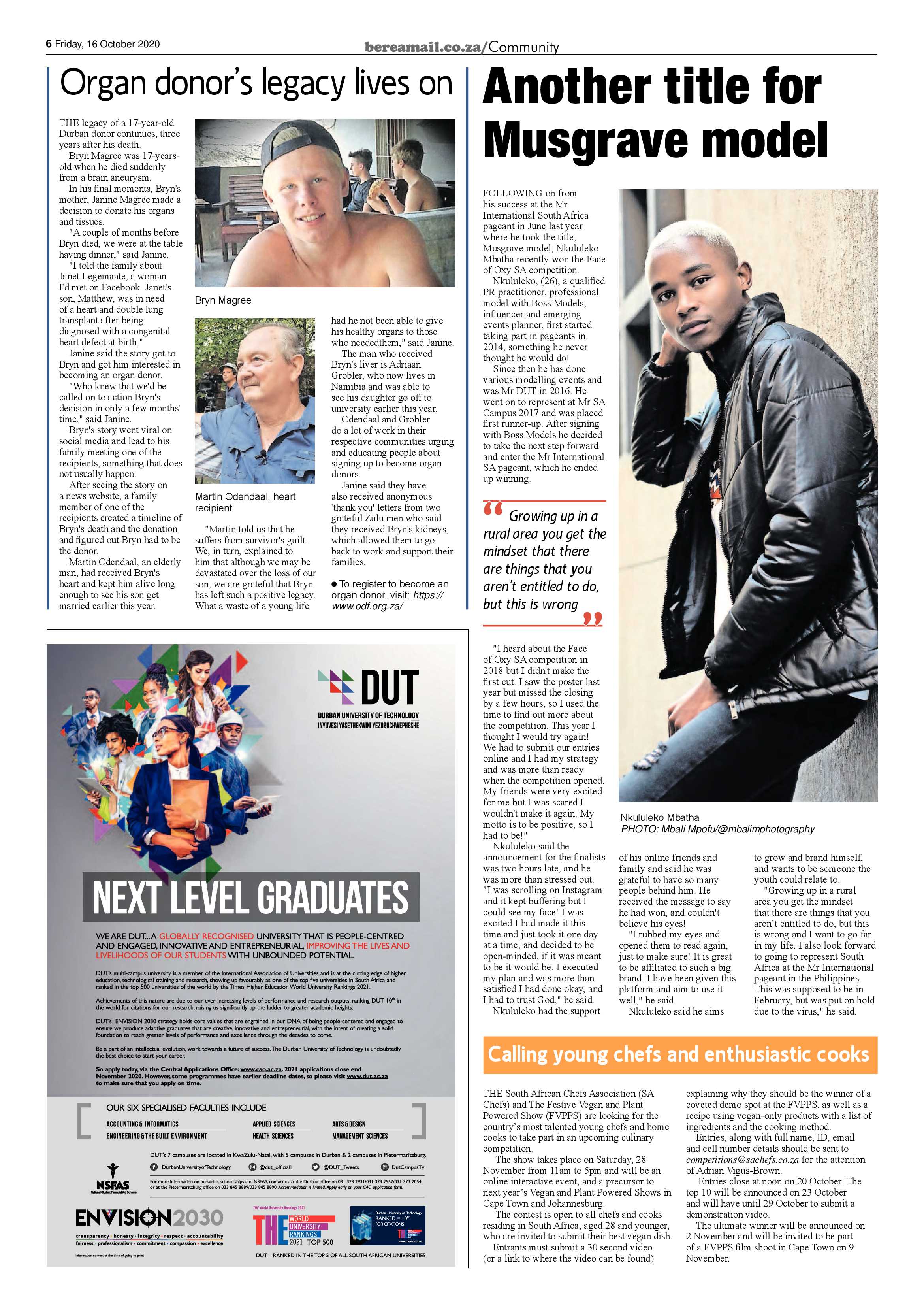 Berea Mail 16 October 2020 page 6