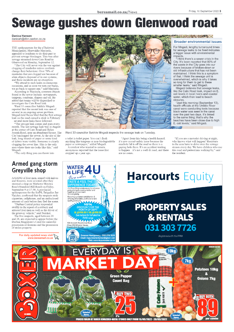 Berea Mail 16 September 2022 page 3