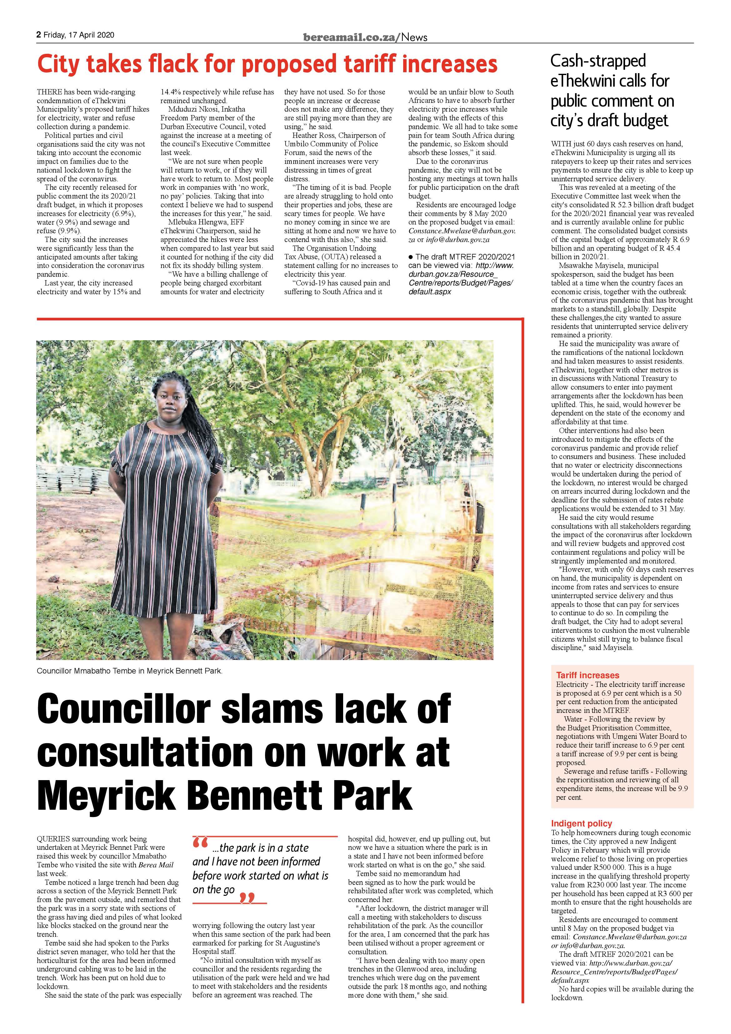 Berea Mail 17 April 20202 page 2