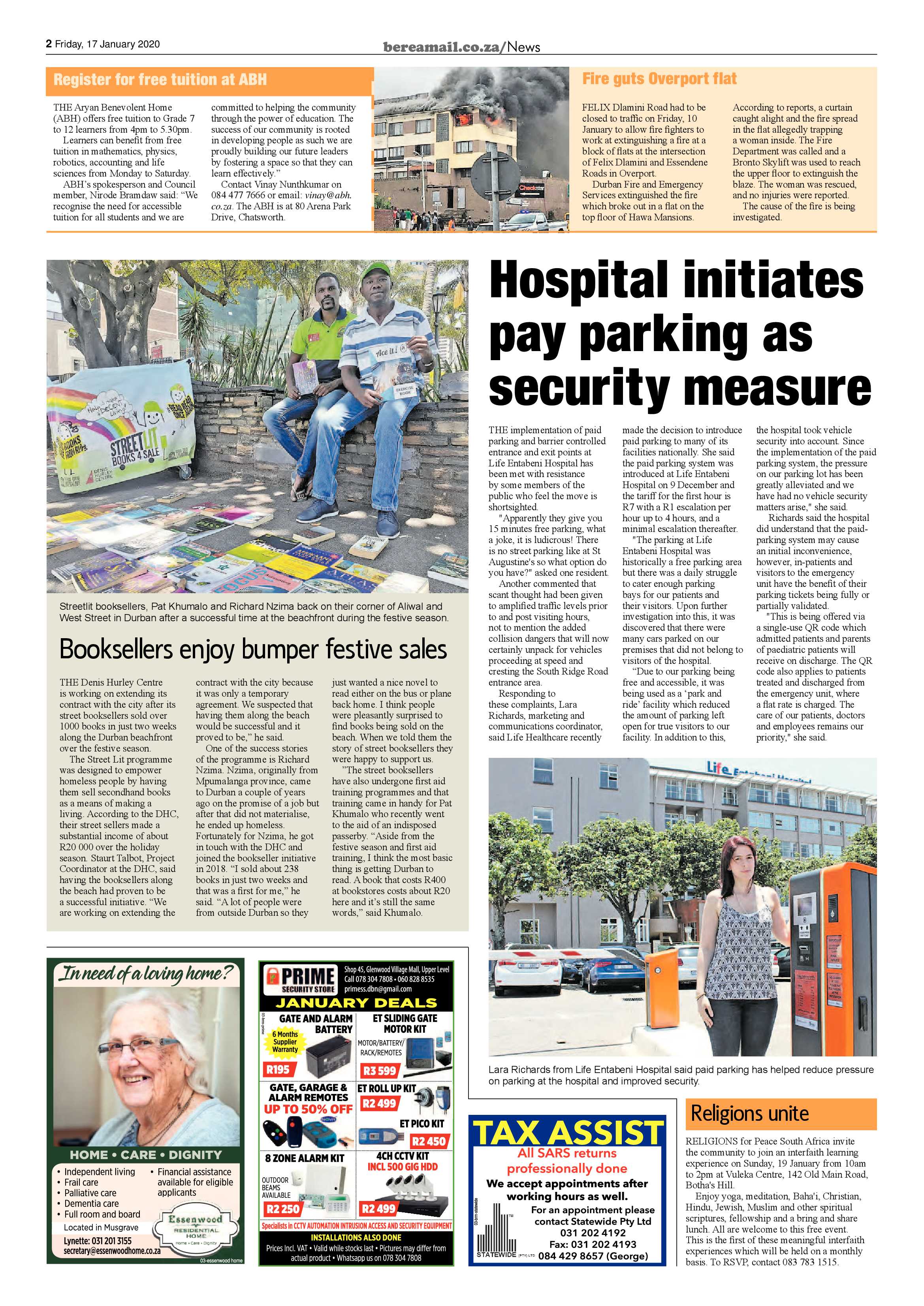 Berea Mail 17 January 2020 page 2