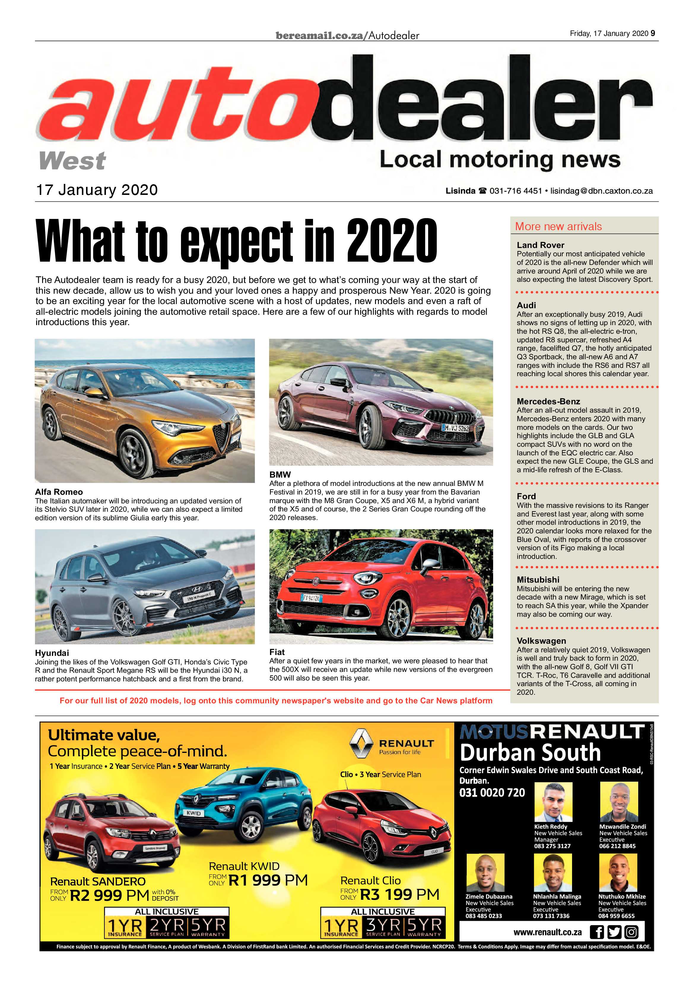 Berea Mail 17 January 2020 page 9