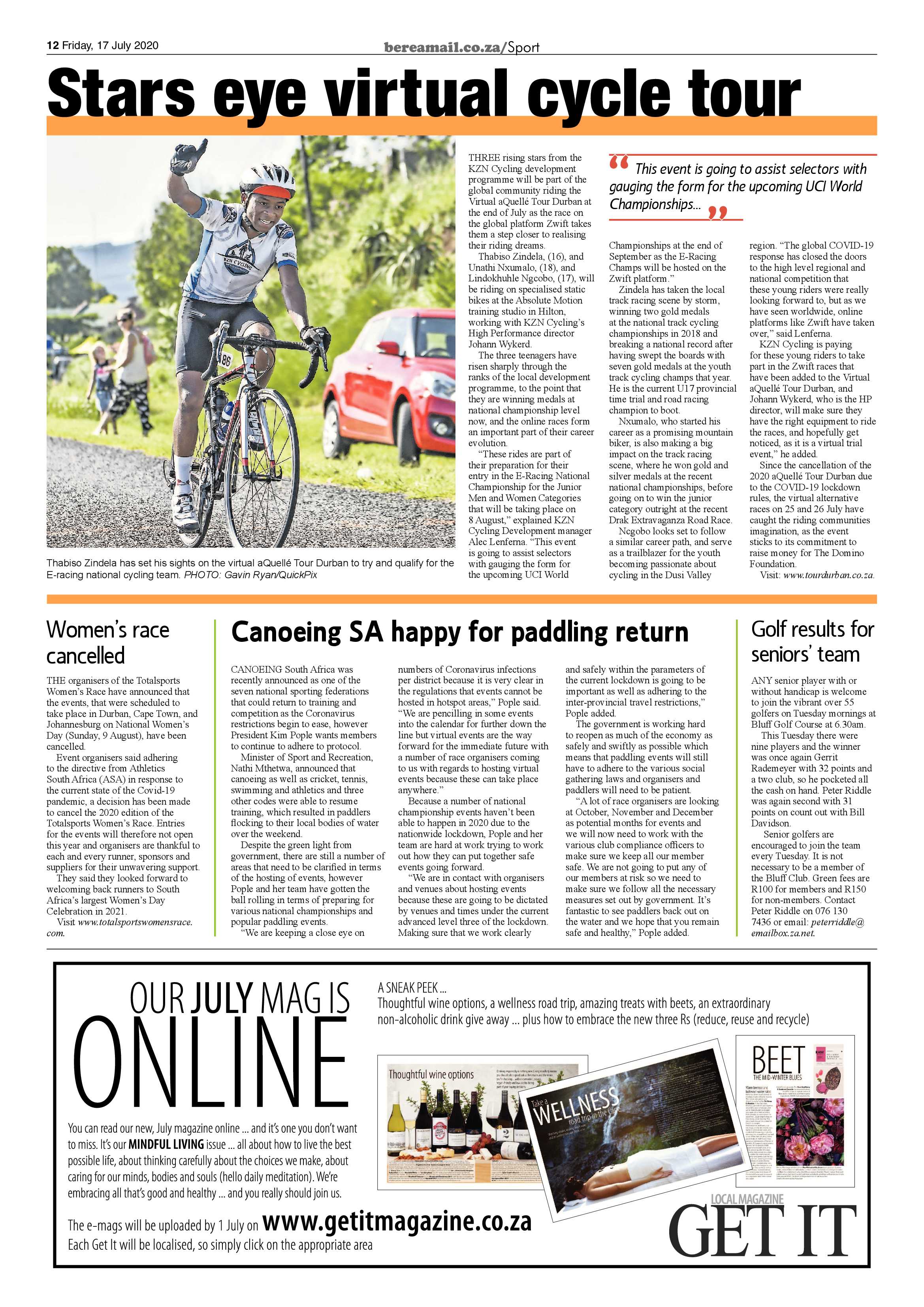 Berea Mail 17 July 2020 page 12