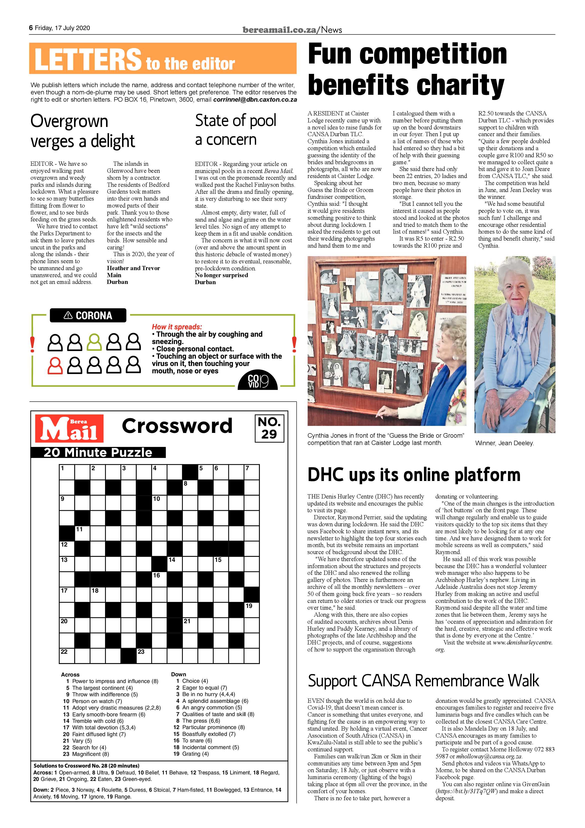 Berea Mail 17 July 2020 page 6