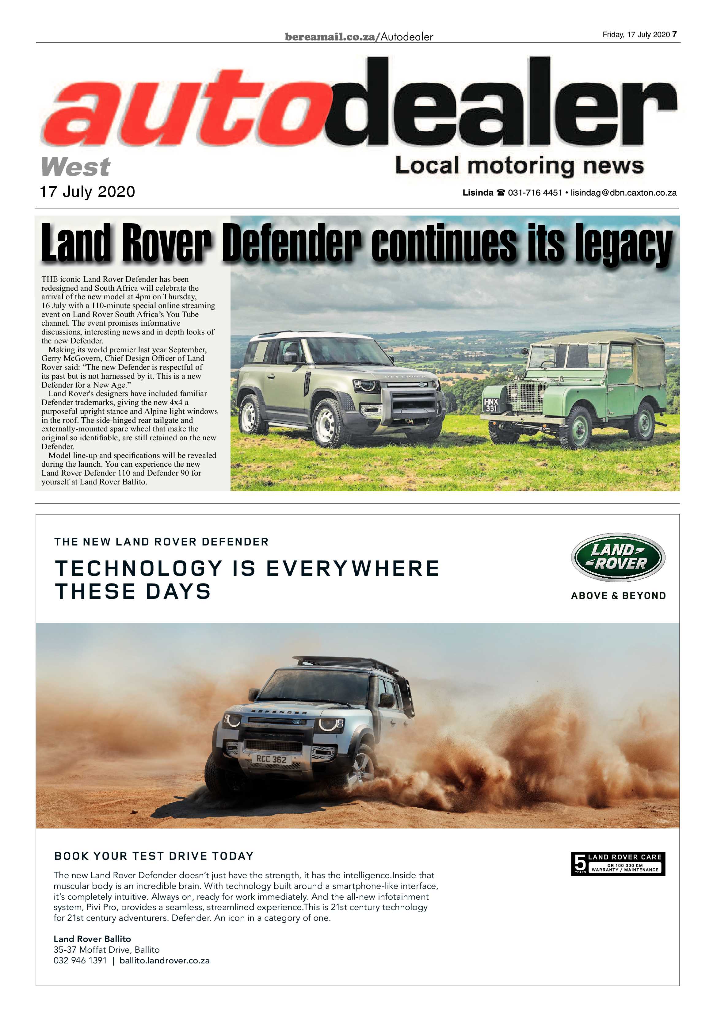 Berea Mail 17 July 2020 page 7