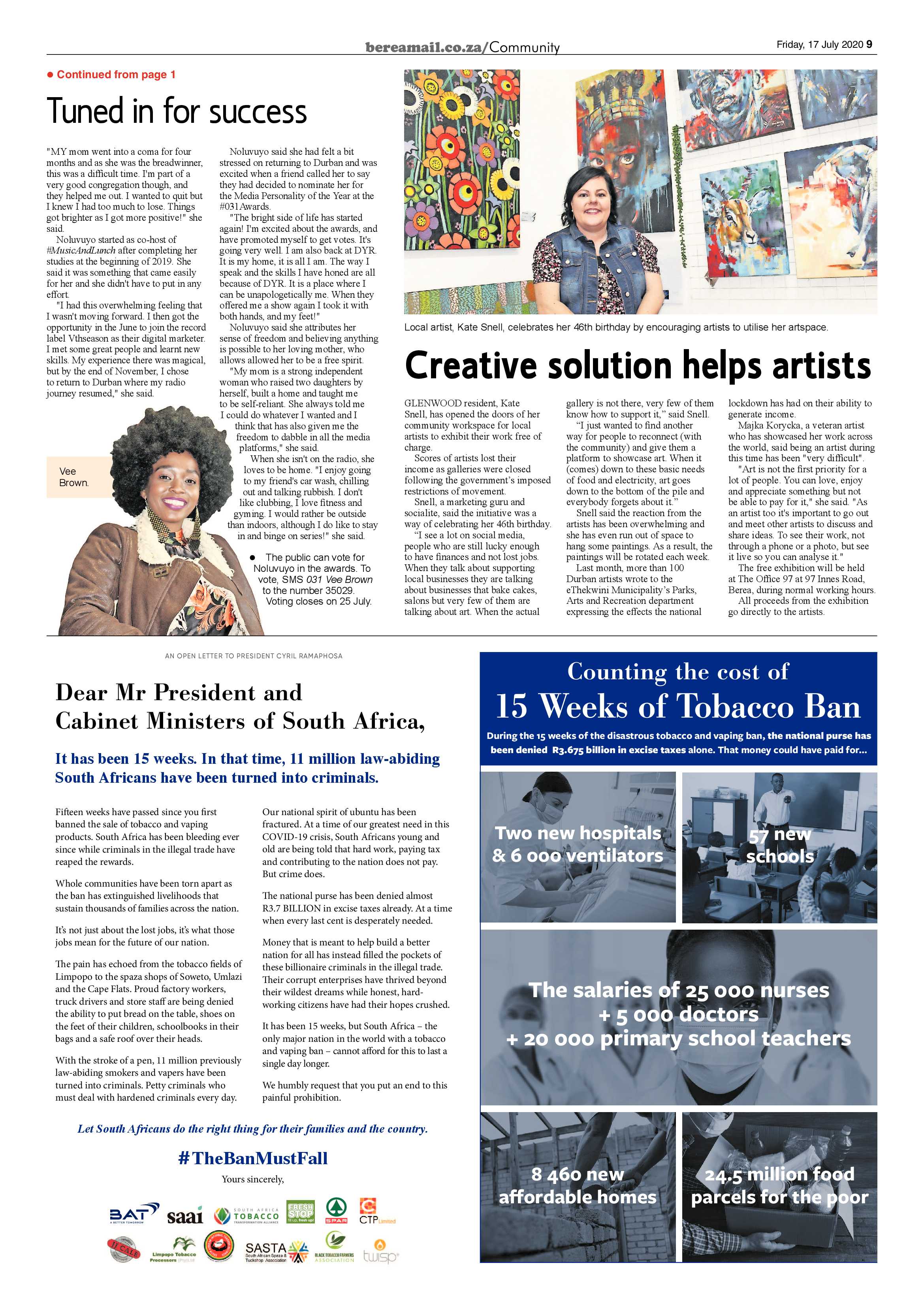 Berea Mail 17 July 2020 page 9