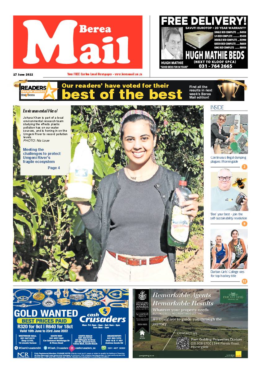 Berea Mail 17 June 2022 page 1